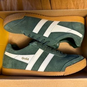 Gola Harrier Sneakers in Evergreen